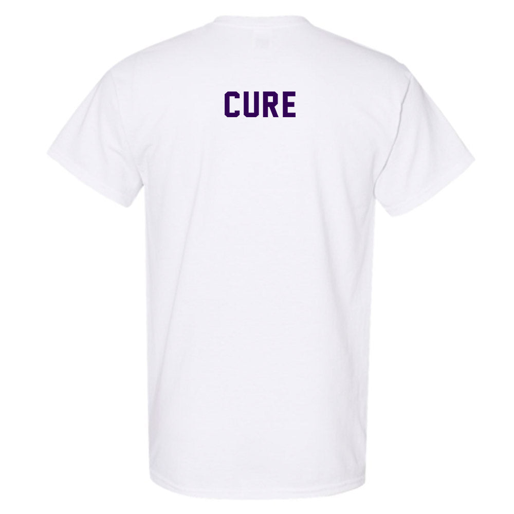 Kansas State - NCAA Women's Track & Field : Lindsey Cure - Wildcat hand sign T-Shirt-1