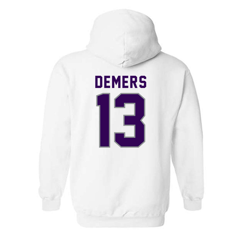 Kansas State - NCAA Women's Soccer : Gabby DeMers - Wildcat hand sign Hooded Sweatshirt-1