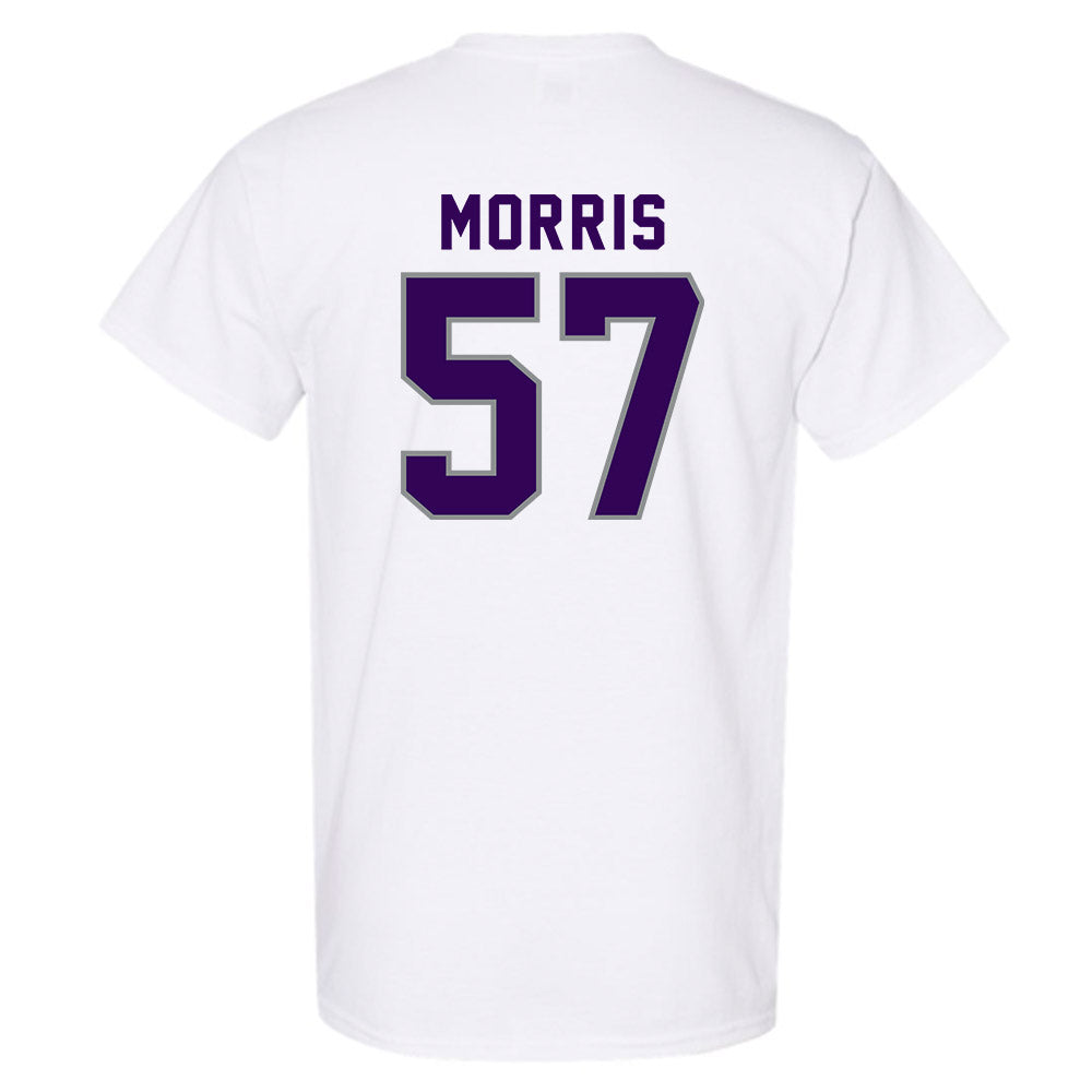 Kansas State - NCAA Football : Delvin Morris - Wildcat hand sign T-Shirt-1