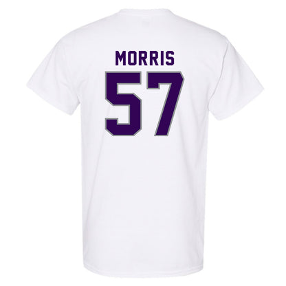 Kansas State - NCAA Football : Delvin Morris - Wildcat hand sign T-Shirt-1