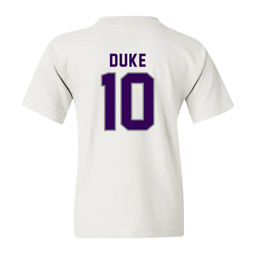 Kansas State - NCAA Baseball : Tanner Duke - Wildcat hand sign Youth T-Shirt-1