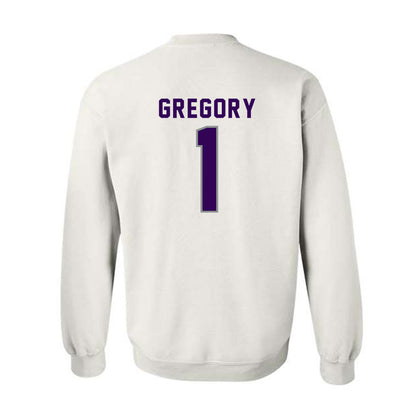 Kansas State - NCAA Football : Wendell Gregory - Wildcat hand sign Crewneck Sweatshirt-1