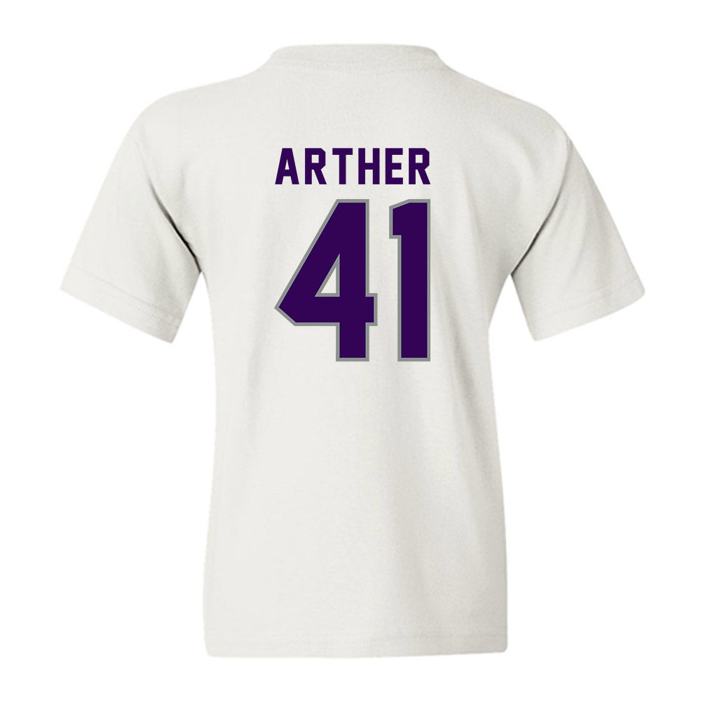 Kansas State - NCAA Baseball : Adam Arther - Wildcat hand sign Youth T-Shirt-1