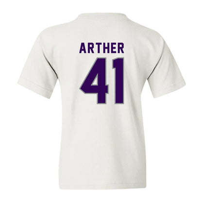 Kansas State - NCAA Baseball : Adam Arther - Wildcat hand sign Youth T-Shirt-1