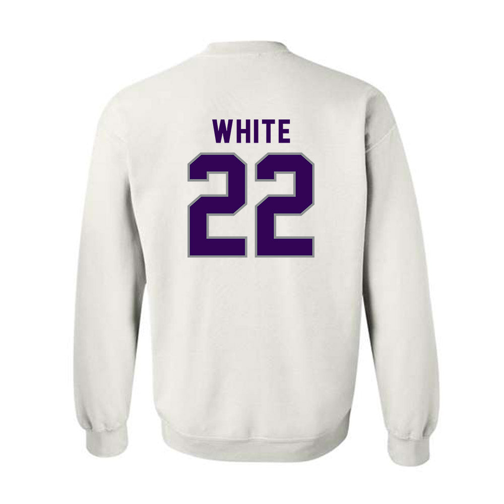 Kansas State - NCAA Women's Basketball : Ramiya White - Wildcat hand sign Crewneck Sweatshirt-1