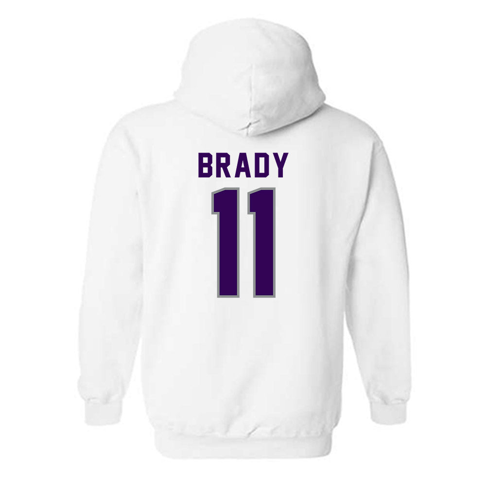 Kansas State - NCAA Women's Volleyball : Skylar Brady - Wildcat hand sign Hooded Sweatshirt-1
