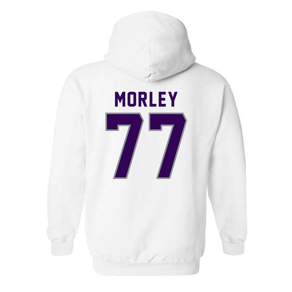 Kansas State - NCAA Football : Tanner Morley - Wildcat hand sign Hooded Sweatshirt-1
