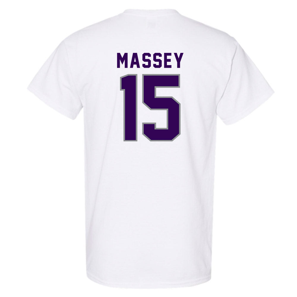 Kansas State - NCAA Women's Volleyball : Addison Massey - Wildcat hand sign T-Shirt-1