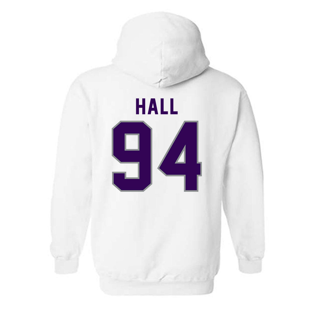 Kansas State - NCAA Football : Kingston Hall - Wildcat hand sign Hooded Sweatshirt-1
