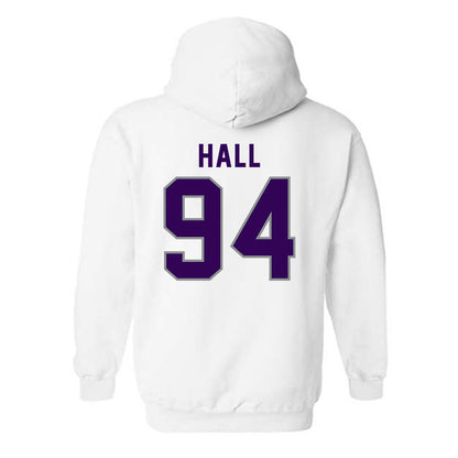 Kansas State - NCAA Football : Kingston Hall - Wildcat hand sign Hooded Sweatshirt-1