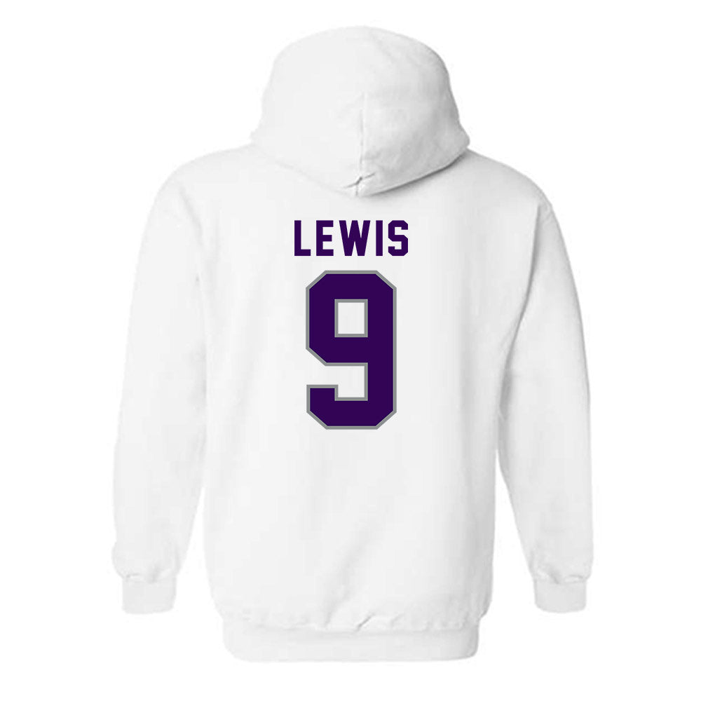 Kansas State - NCAA Baseball : Donte Lewis - Wildcat hand sign Hooded Sweatshirt-1