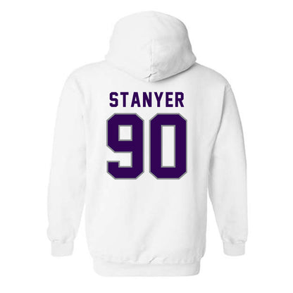 Kansas State - NCAA Football : Brad Stanyer - Wildcat hand sign Hooded Sweatshirt-1