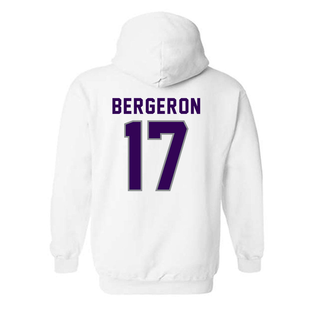 Kansas State - NCAA Football : Mikey Bergeron - Wildcat hand sign Hooded Sweatshirt-1