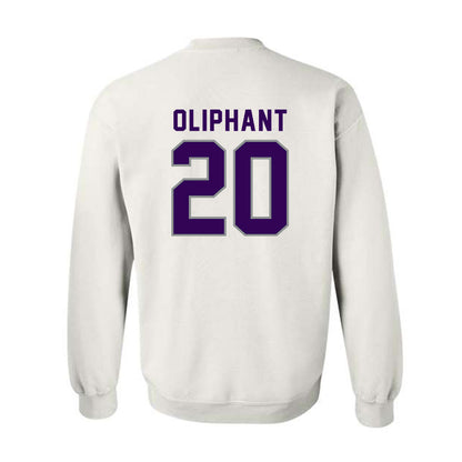 Kansas State - NCAA Football : Jacobi Oliphant - Wildcat hand sign Crewneck Sweatshirt-1