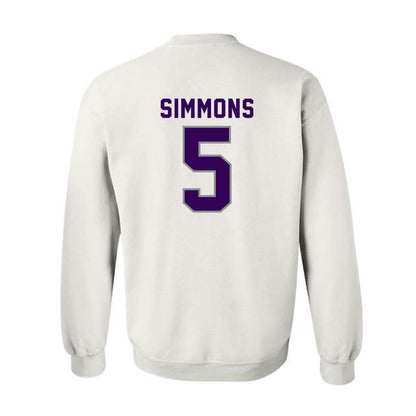 Kansas State - NCAA Women's Soccer : Sophie Simmons - Wildcat hand sign Crewneck Sweatshirt-1