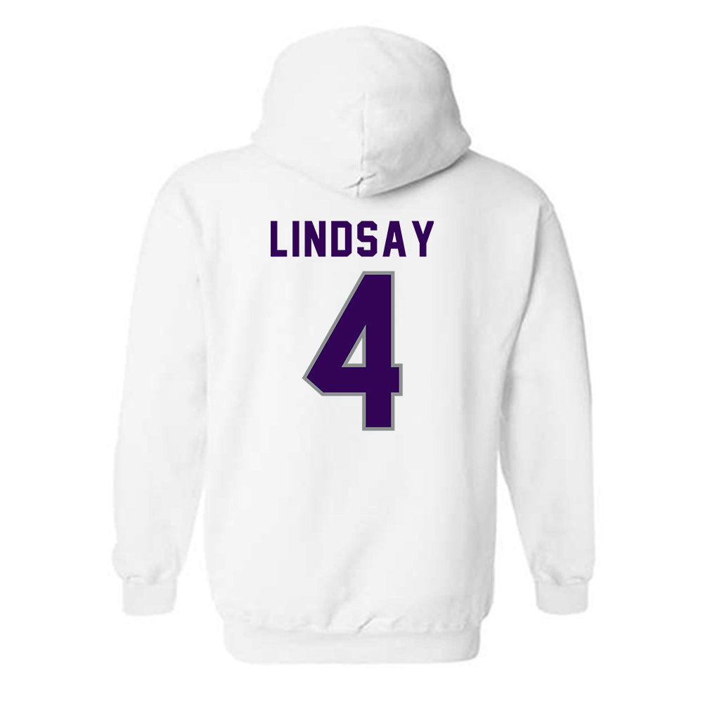 Kansas State - NCAA Men's Basketball : Dez Lindsay - Wildcat hand sign Hooded Sweatshirt-1