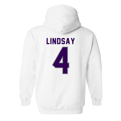 Kansas State - NCAA Men's Basketball : Dez Lindsay - Wildcat hand sign Hooded Sweatshirt-1