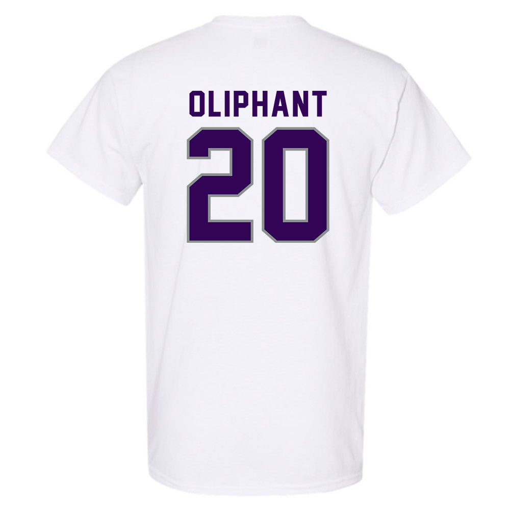 Kansas State - NCAA Football : Jacobi Oliphant - Wildcat hand sign T-Shirt-1