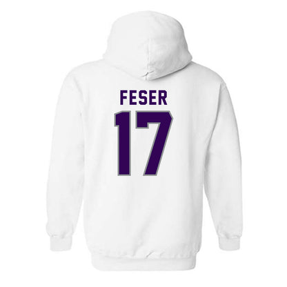 Kansas State - NCAA Baseball : Cohen Feser - Wildcat hand sign Hooded Sweatshirt-1