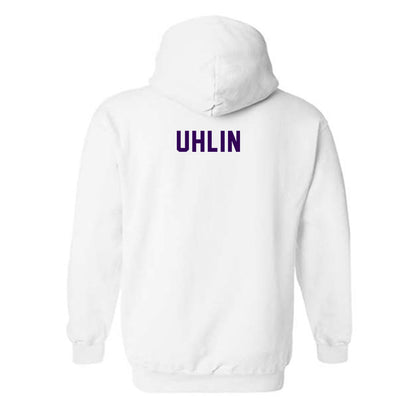 Kansas State - NCAA Men's Track & Field : Emil Uhlin - Wildcat hand sign Hooded Sweatshirt-1