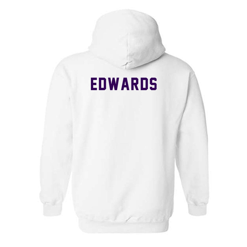 Kansas State - NCAA Women's Track & Field : Jourdin Edwards - Wildcat hand sign Hooded Sweatshirt-1