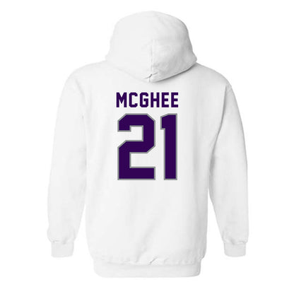 Kansas State - NCAA Football : LJ McGhee - Wildcat hand sign Hooded Sweatshirt-1