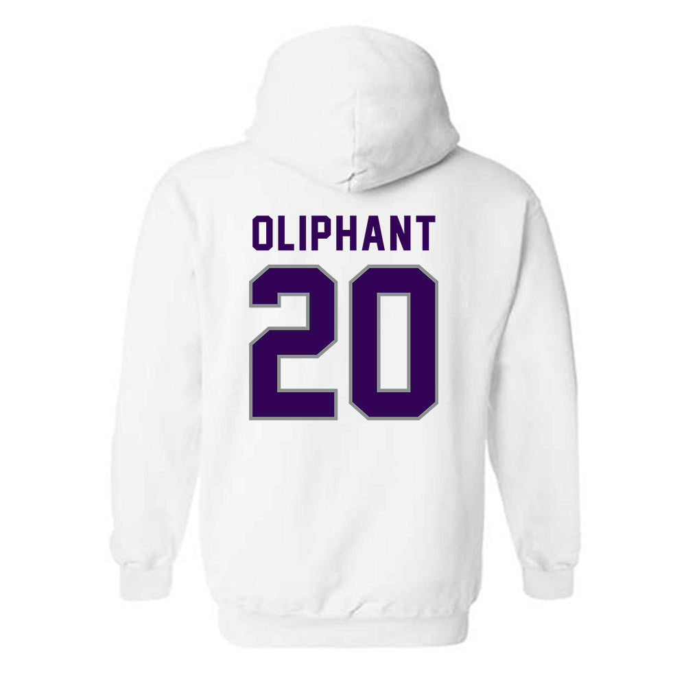 Kansas State - NCAA Football : Jacobi Oliphant - Wildcat hand sign Hooded Sweatshirt-1