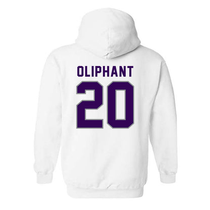 Kansas State - NCAA Football : Jacobi Oliphant - Wildcat hand sign Hooded Sweatshirt-1