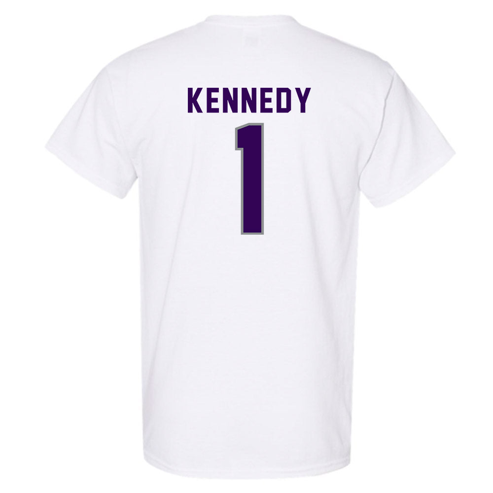Kansas State - NCAA Baseball : Dee Kennedy - Wildcat hand sign T-Shirt-1