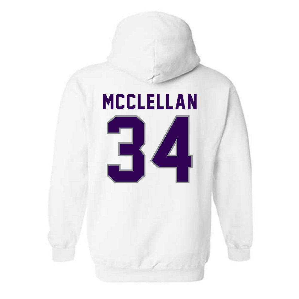 Kansas State - NCAA Football : Nick McClellan - Wildcat hand sign Hooded Sweatshirt-1