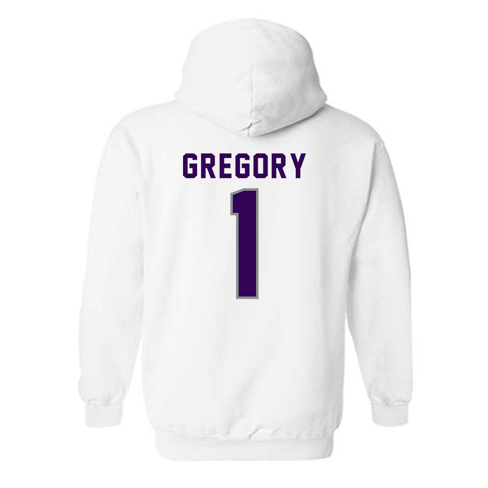 Kansas State - NCAA Football : Wendell Gregory - Wildcat hand sign Hooded Sweatshirt-1