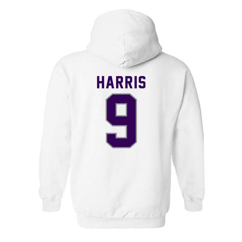 Kansas State - NCAA Football : Jay Harris - Wildcat hand sign Hooded Sweatshirt-1