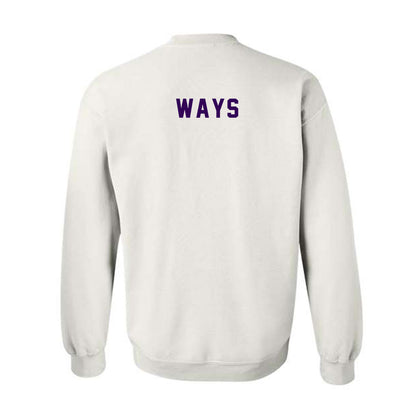 Kansas State - NCAA Men's Track & Field : Cyrus Ways - Wildcat hand sign Crewneck Sweatshirt-1