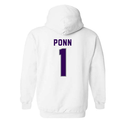 Kansas State - NCAA Women's Volleyball : Caleigh Ponn - Wildcat hand sign Hooded Sweatshirt-1