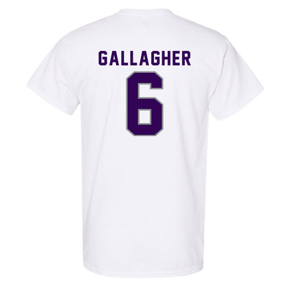 Kansas State - NCAA Baseball : Grant Gallagher - Wildcat hand sign T-Shirt-1