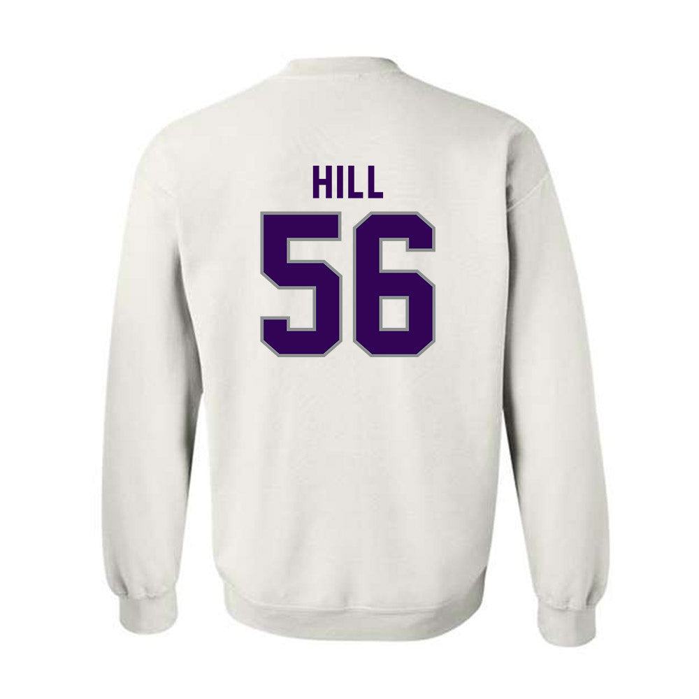 Kansas State - NCAA Football : Elijah Hill - Wildcat hand sign Crewneck Sweatshirt-1