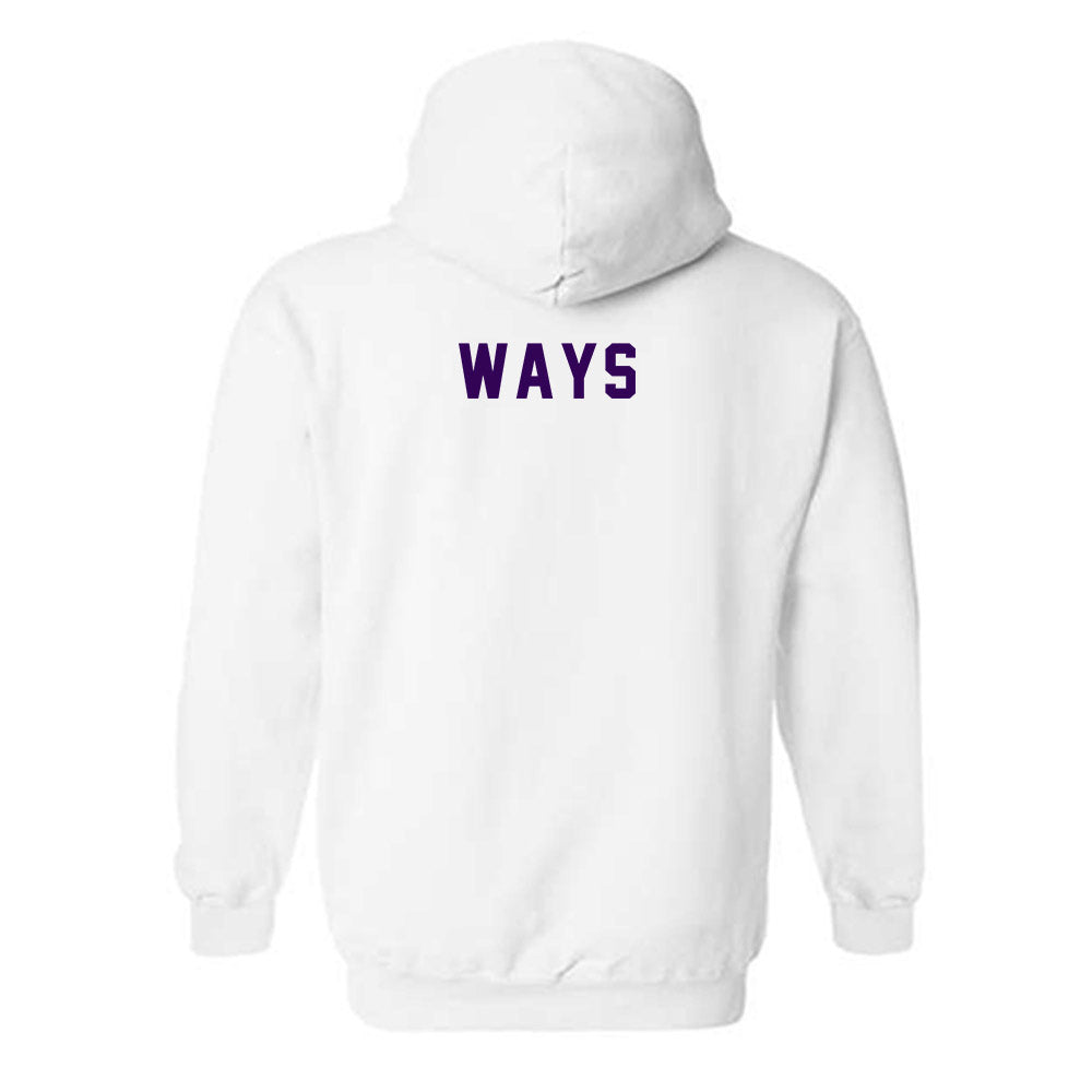 Kansas State - NCAA Men's Track & Field : Cyrus Ways - Wildcat hand sign Hooded Sweatshirt-1
