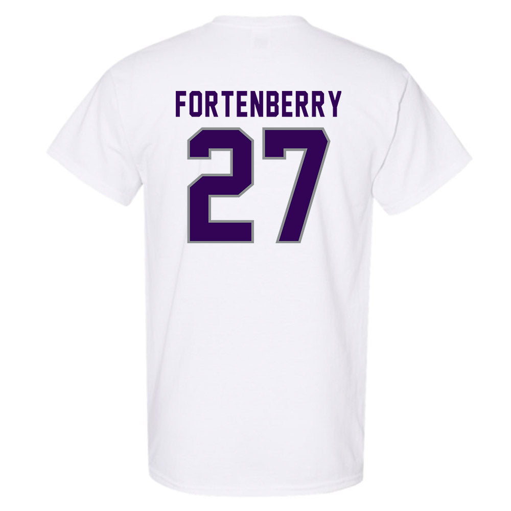 Kansas State - NCAA Baseball : Robert Fortenberry - Wildcat hand sign T-Shirt-1