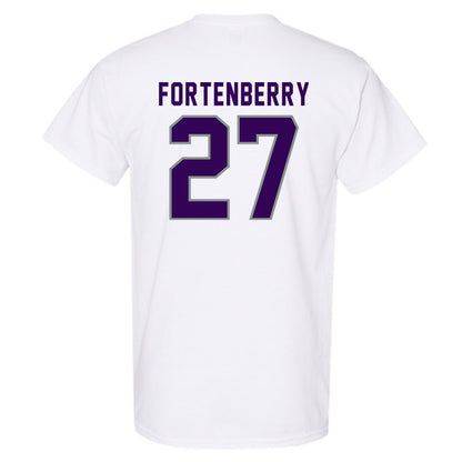 Kansas State - NCAA Baseball : Robert Fortenberry - Wildcat hand sign T-Shirt-1