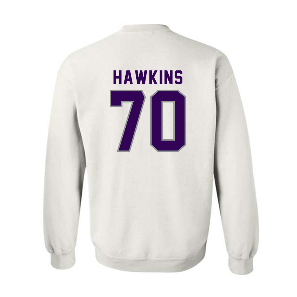 Kansas State - NCAA Football : Gus Hawkins - Wildcat hand sign Crewneck Sweatshirt-1