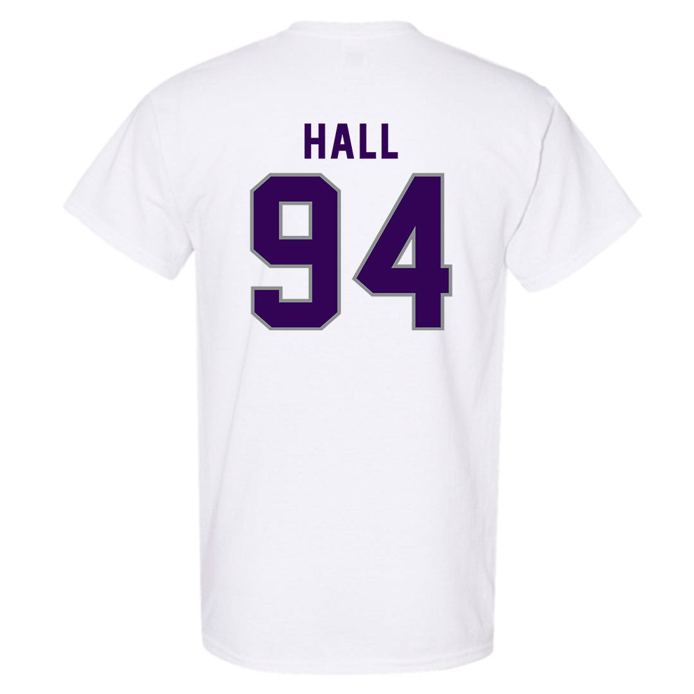 Kansas State - NCAA Football : Kingston Hall - Wildcat hand sign T-Shirt-1