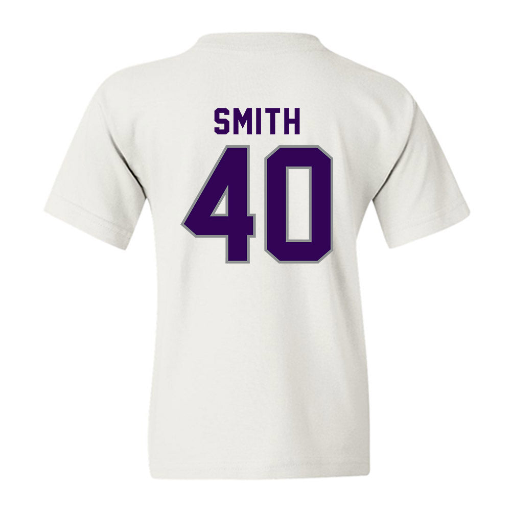 Kansas State - NCAA Baseball : Miles Smith - Wildcat hand sign Youth T-Shirt-1