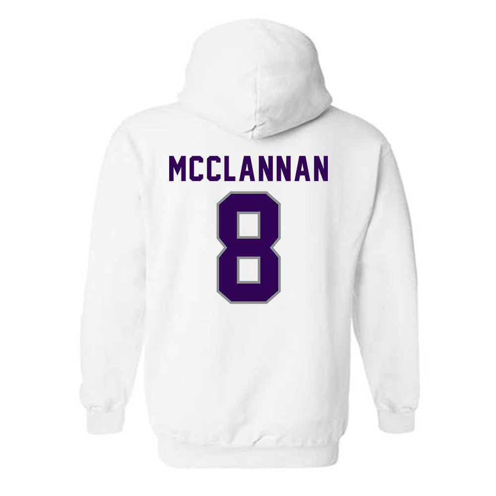 Kansas State - NCAA Football : Simon McClannan - Wildcat hand sign Hooded Sweatshirt-1
