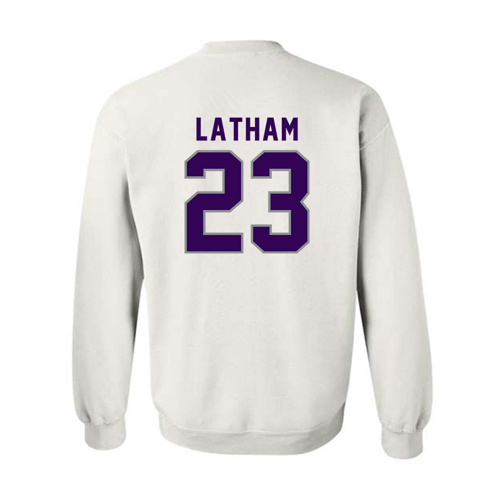 Kansas State - NCAA Women's Volleyball : Lauren Latham - Wildcat hand sign Crewneck Sweatshirt-1