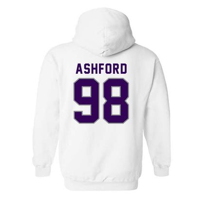 Kansas State - NCAA Football : Tucker Ashford - Wildcat hand sign Hooded Sweatshirt-1