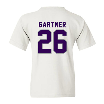 Kansas State - NCAA Baseball : Noah Gartner - Wildcat hand sign Youth T-Shirt-1