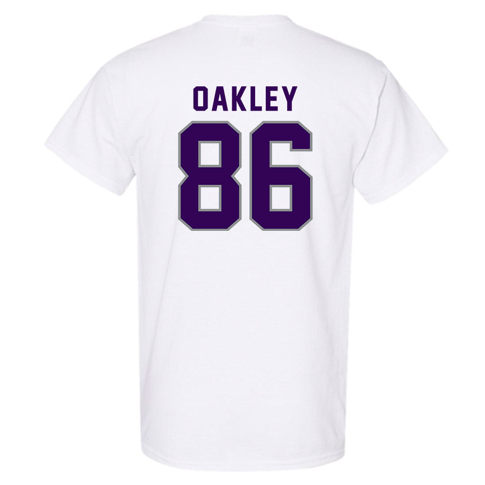 Kansas State - NCAA Football : Garrett Oakley - Wildcat hand sign T-Shirt-1