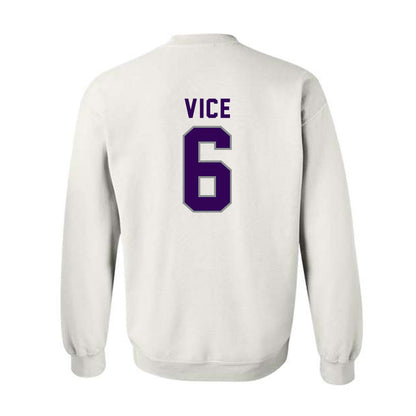 Kansas State - NCAA Men's Basketball : Brock Vice - Wildcat hand sign Crewneck Sweatshirt-1