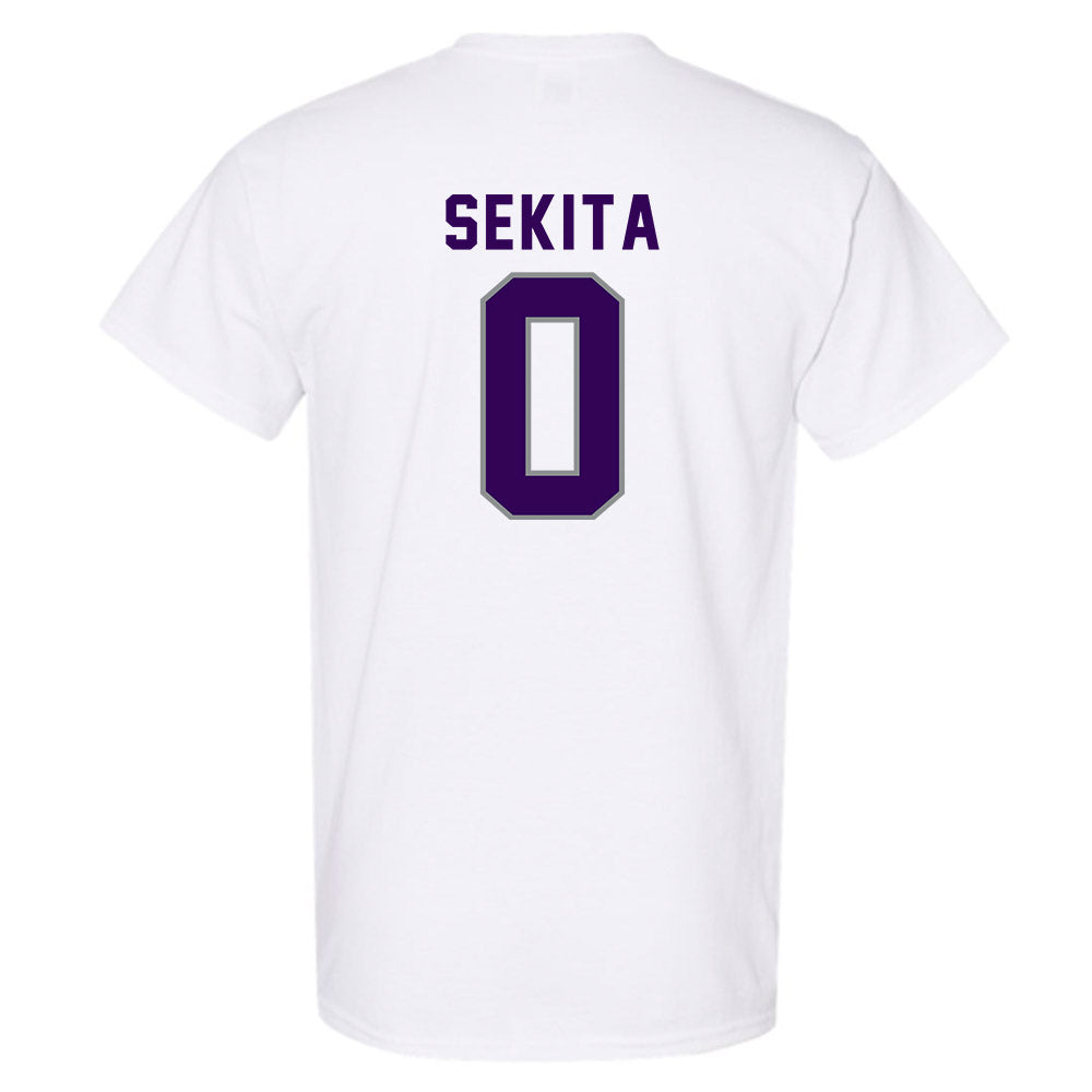 Kansas State - NCAA Women's Volleyball : Fuka Sekita - Wildcat hand sign T-Shirt-1