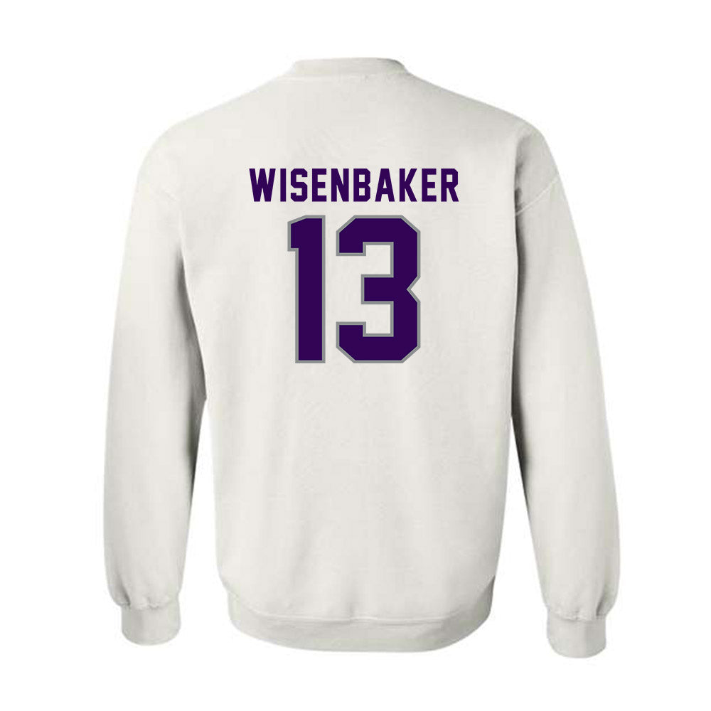 Kansas State - NCAA Baseball : Cole Wisenbaker - Wildcat hand sign Crewneck Sweatshirt-1
